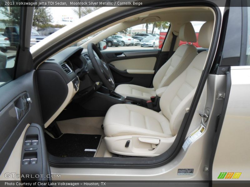 Moonrock Silver Metallic / Cornsilk Beige 2013 Volkswagen Jetta TDI Sedan