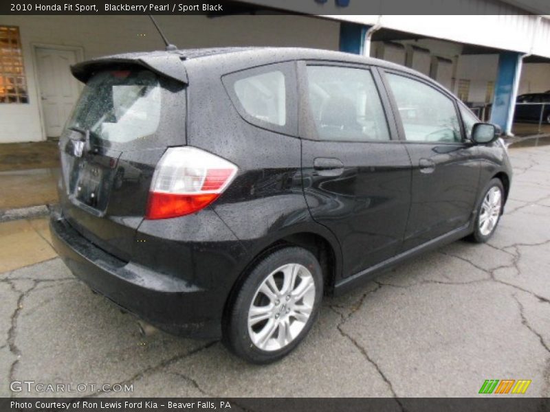Blackberry Pearl / Sport Black 2010 Honda Fit Sport