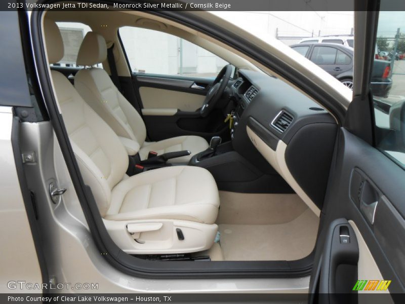 Moonrock Silver Metallic / Cornsilk Beige 2013 Volkswagen Jetta TDI Sedan