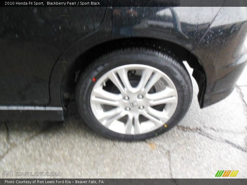 Blackberry Pearl / Sport Black 2010 Honda Fit Sport