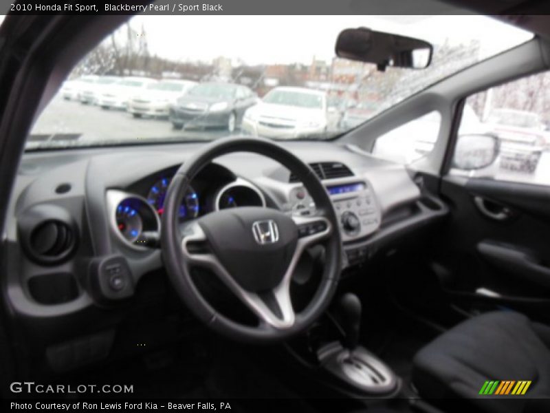 Blackberry Pearl / Sport Black 2010 Honda Fit Sport