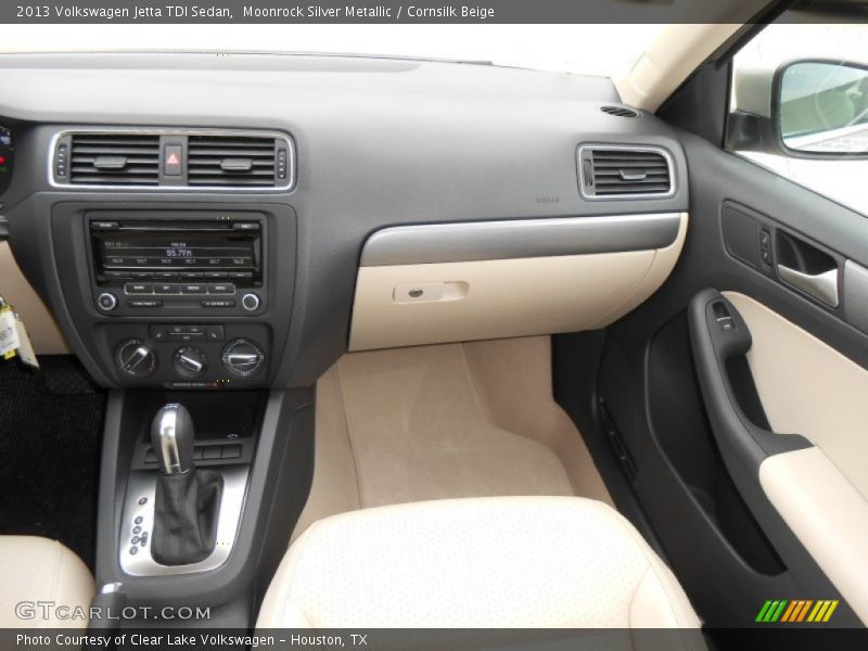 Moonrock Silver Metallic / Cornsilk Beige 2013 Volkswagen Jetta TDI Sedan