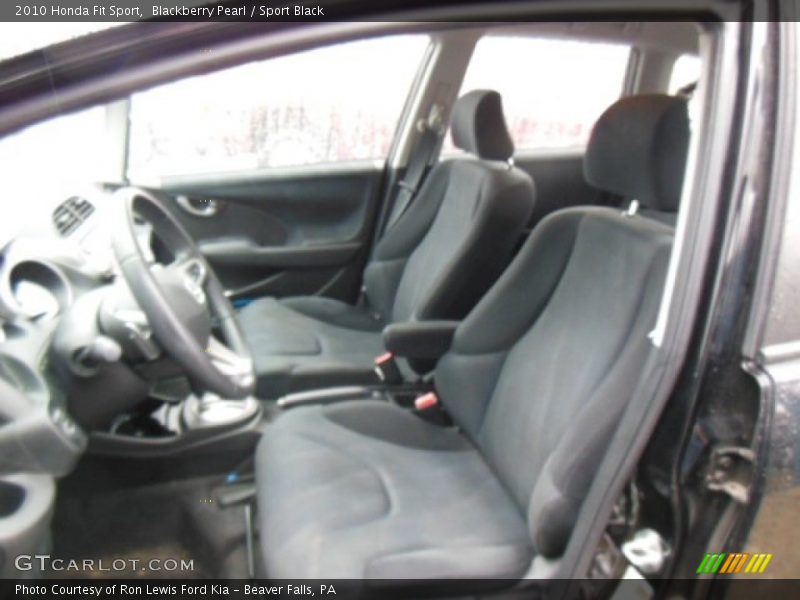 Blackberry Pearl / Sport Black 2010 Honda Fit Sport