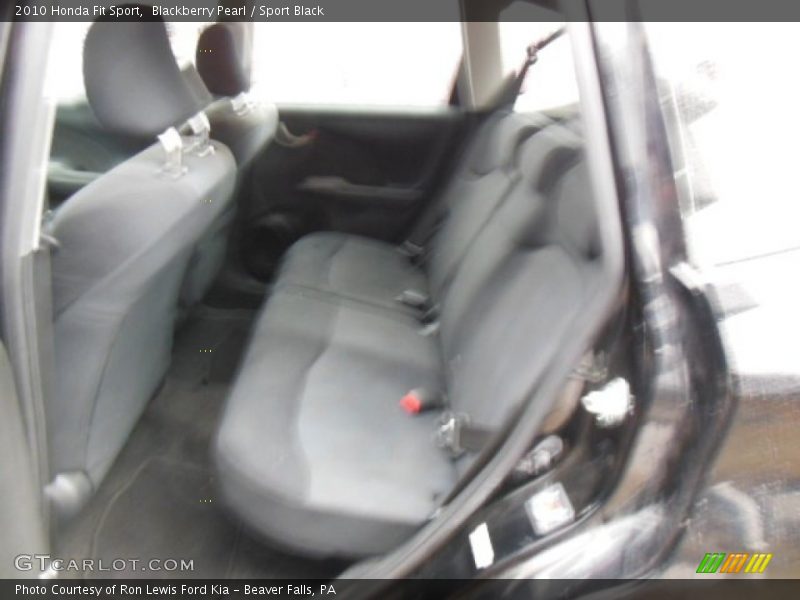 Blackberry Pearl / Sport Black 2010 Honda Fit Sport