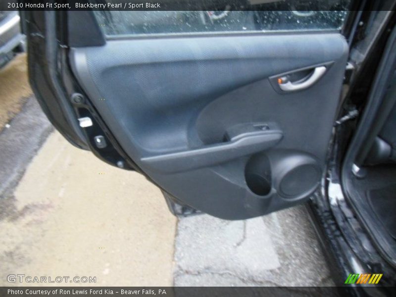 Blackberry Pearl / Sport Black 2010 Honda Fit Sport