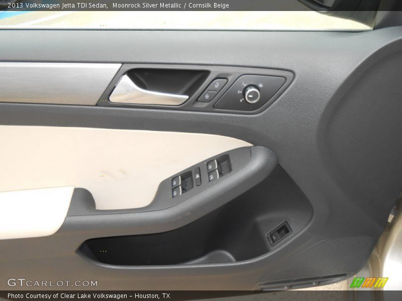 Moonrock Silver Metallic / Cornsilk Beige 2013 Volkswagen Jetta TDI Sedan