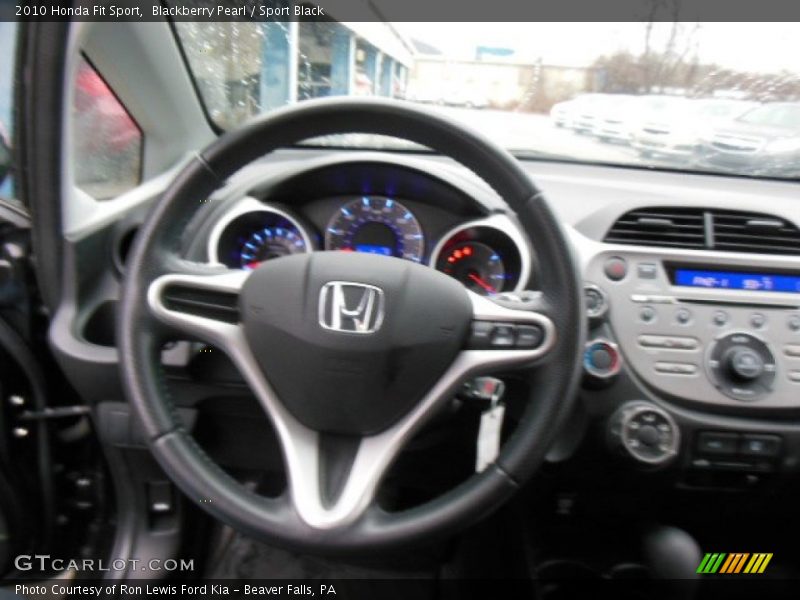 Blackberry Pearl / Sport Black 2010 Honda Fit Sport