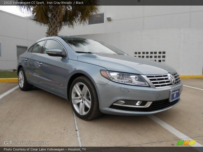 Iron Gray Metallic / Black 2013 Volkswagen CC Sport