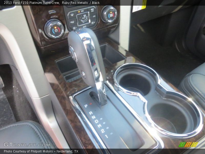 Ruby Red Metallic / Black 2013 Ford F150 Platinum SuperCrew