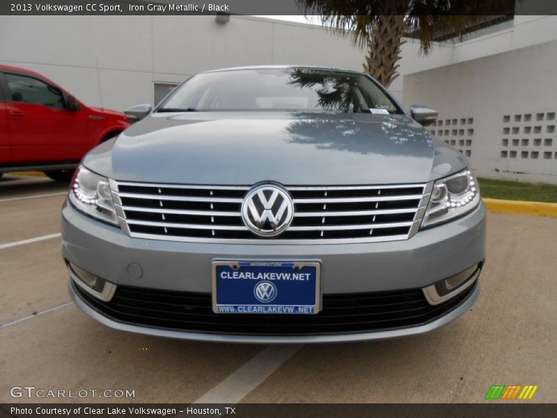 Iron Gray Metallic / Black 2013 Volkswagen CC Sport