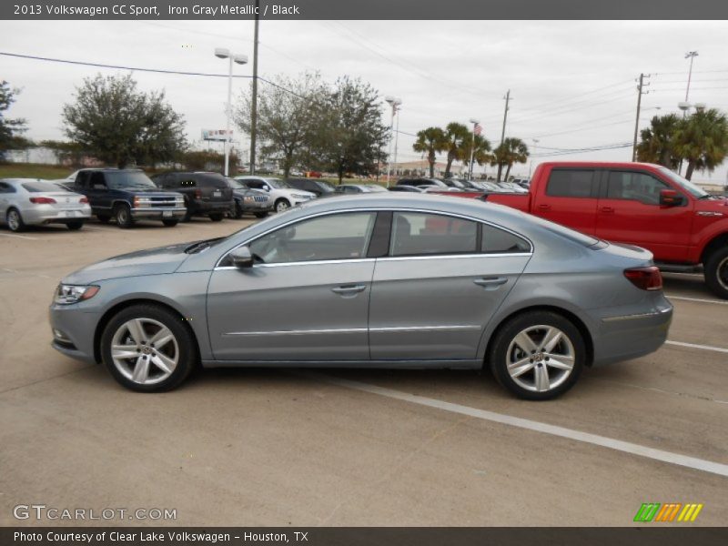Iron Gray Metallic / Black 2013 Volkswagen CC Sport