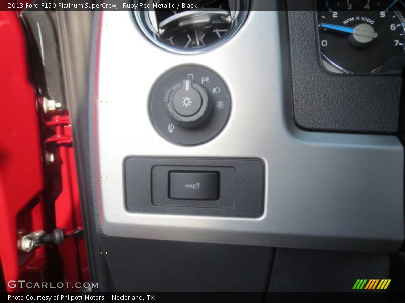 Ruby Red Metallic / Black 2013 Ford F150 Platinum SuperCrew