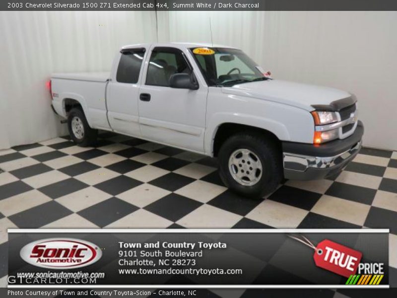 Summit White / Dark Charcoal 2003 Chevrolet Silverado 1500 Z71 Extended Cab 4x4