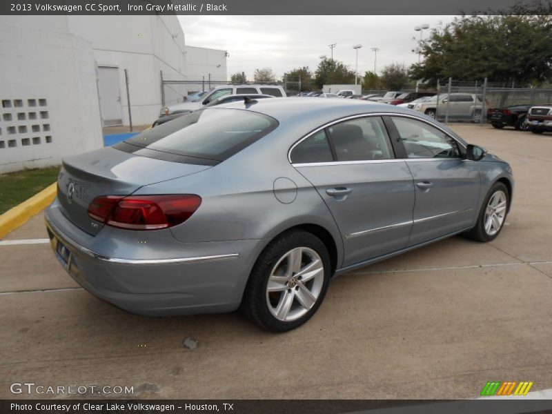 Iron Gray Metallic / Black 2013 Volkswagen CC Sport