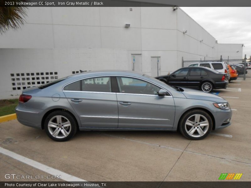 Iron Gray Metallic / Black 2013 Volkswagen CC Sport