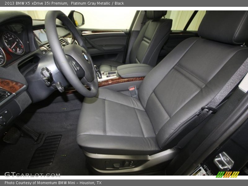 Platinum Gray Metallic / Black 2013 BMW X5 xDrive 35i Premium