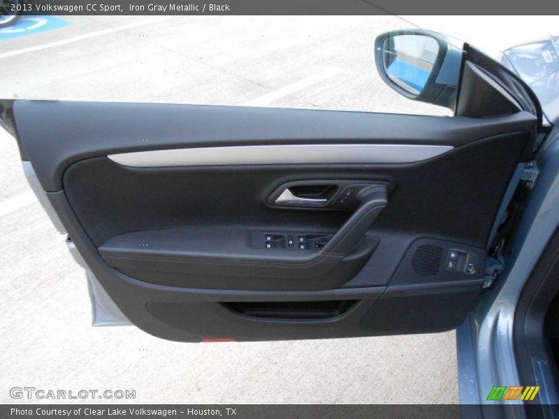 Iron Gray Metallic / Black 2013 Volkswagen CC Sport