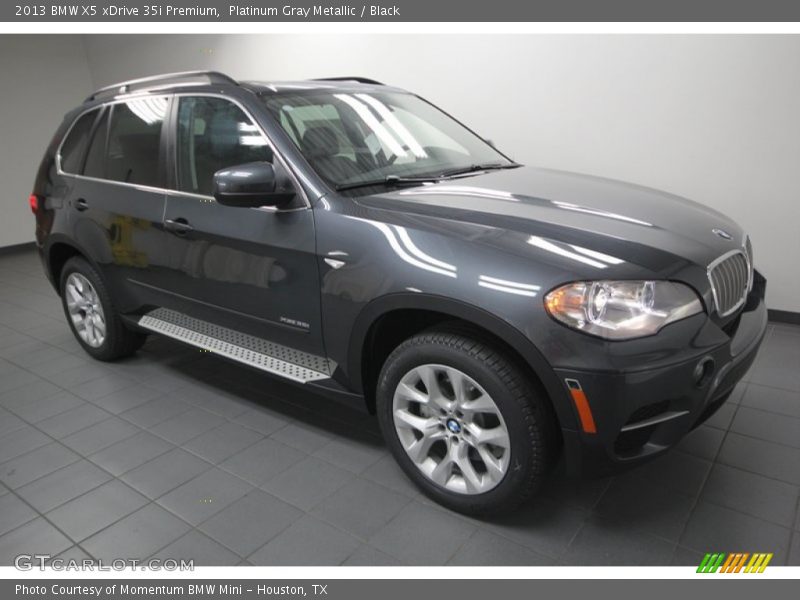Platinum Gray Metallic / Black 2013 BMW X5 xDrive 35i Premium