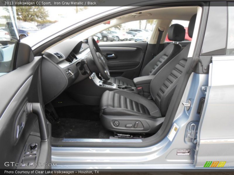 Iron Gray Metallic / Black 2013 Volkswagen CC Sport