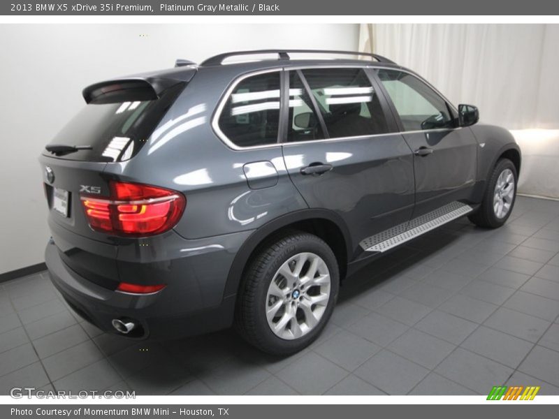 Platinum Gray Metallic / Black 2013 BMW X5 xDrive 35i Premium