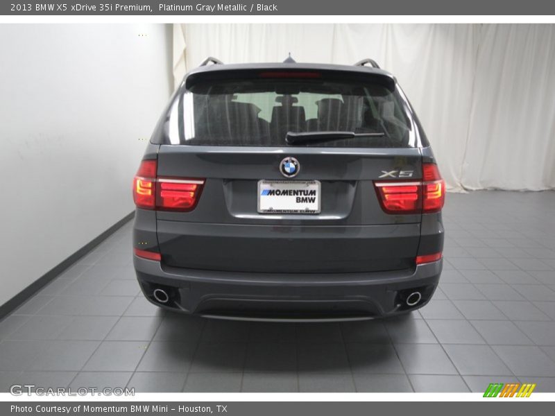 Platinum Gray Metallic / Black 2013 BMW X5 xDrive 35i Premium