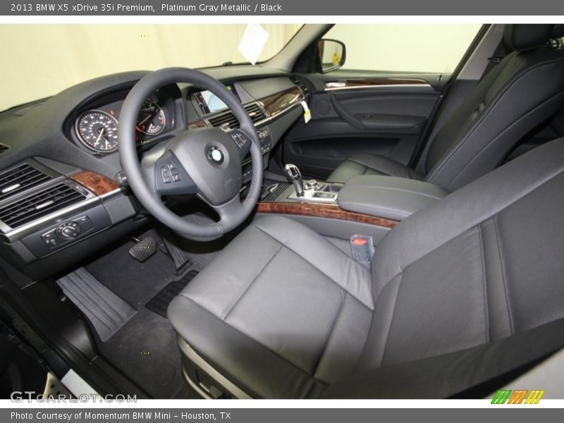Platinum Gray Metallic / Black 2013 BMW X5 xDrive 35i Premium