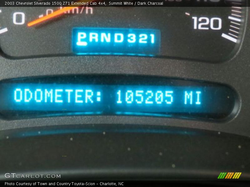 Summit White / Dark Charcoal 2003 Chevrolet Silverado 1500 Z71 Extended Cab 4x4