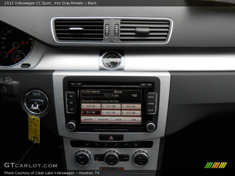 Iron Gray Metallic / Black 2013 Volkswagen CC Sport