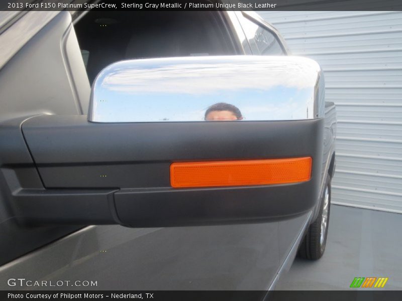 Sterling Gray Metallic / Platinum Unique Black Leather 2013 Ford F150 Platinum SuperCrew