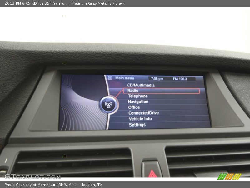 Platinum Gray Metallic / Black 2013 BMW X5 xDrive 35i Premium