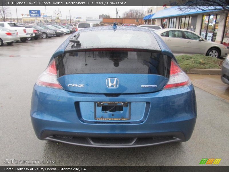 North Shore Blue Pearl / Gray Fabric 2011 Honda CR-Z EX Sport Hybrid