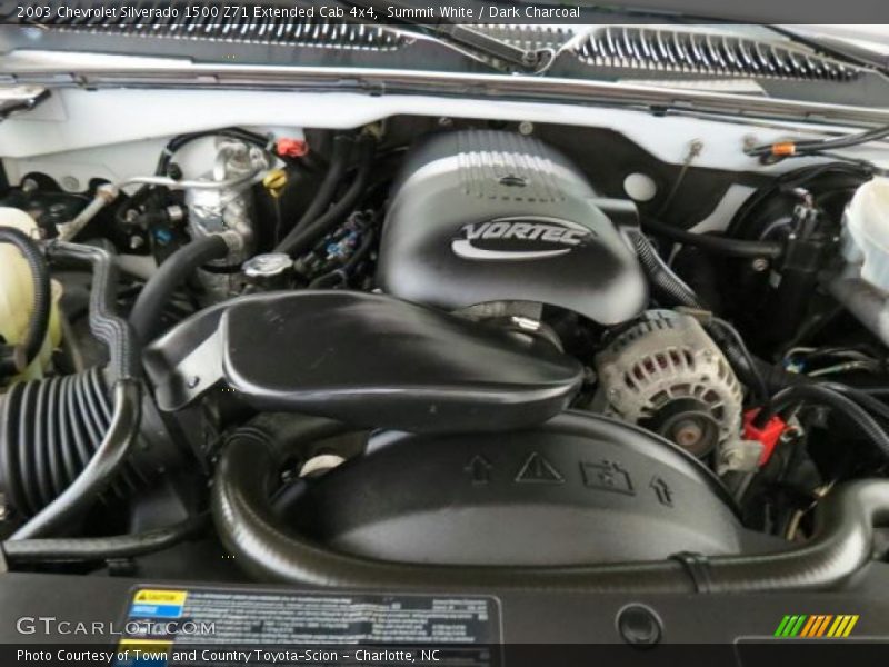 Summit White / Dark Charcoal 2003 Chevrolet Silverado 1500 Z71 Extended Cab 4x4