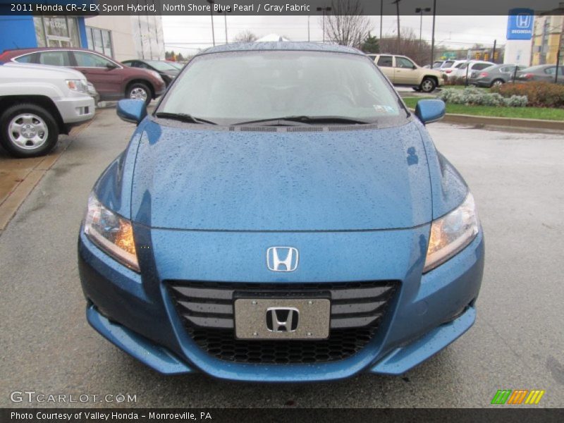 North Shore Blue Pearl / Gray Fabric 2011 Honda CR-Z EX Sport Hybrid