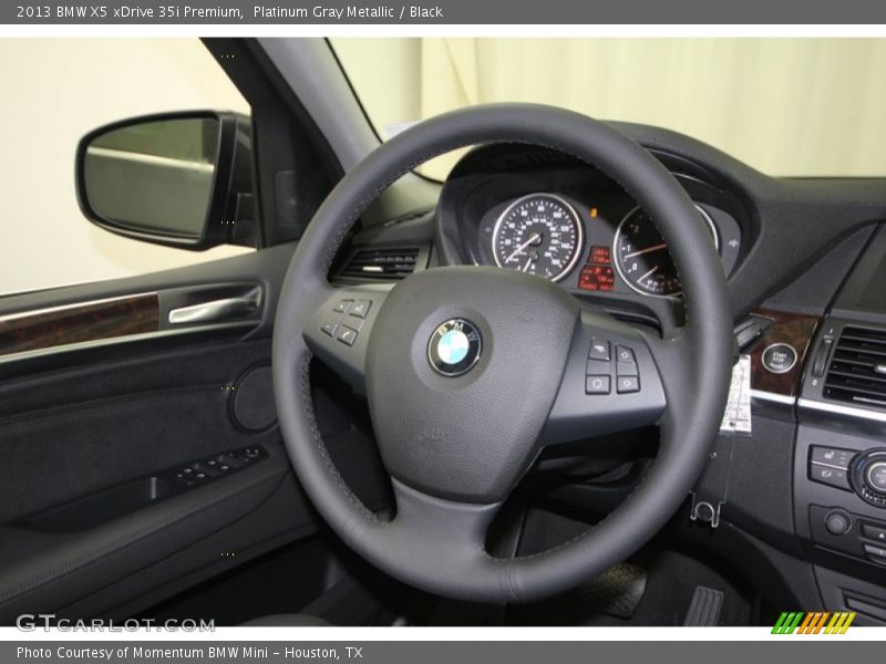 Platinum Gray Metallic / Black 2013 BMW X5 xDrive 35i Premium