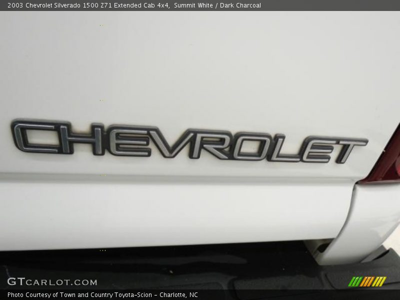 Summit White / Dark Charcoal 2003 Chevrolet Silverado 1500 Z71 Extended Cab 4x4
