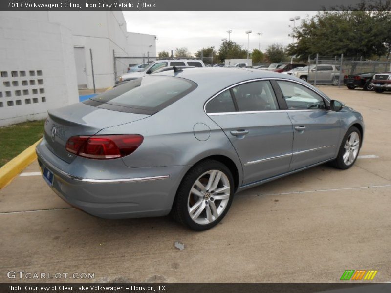 Iron Gray Metallic / Black 2013 Volkswagen CC Lux