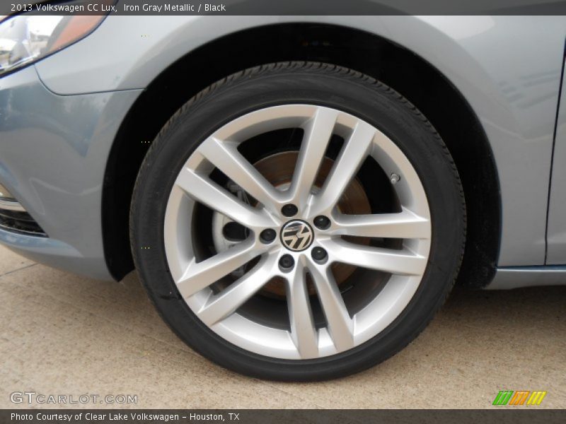 Iron Gray Metallic / Black 2013 Volkswagen CC Lux