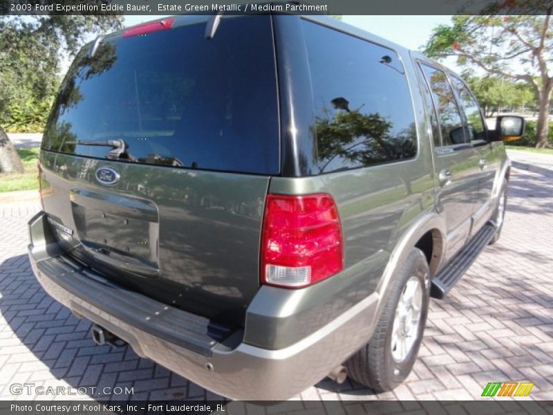 Estate Green Metallic / Medium Parchment 2003 Ford Expedition Eddie Bauer