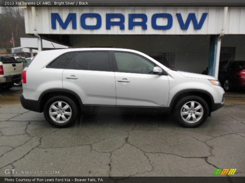 Bright Silver / Black 2013 Kia Sorento LX AWD