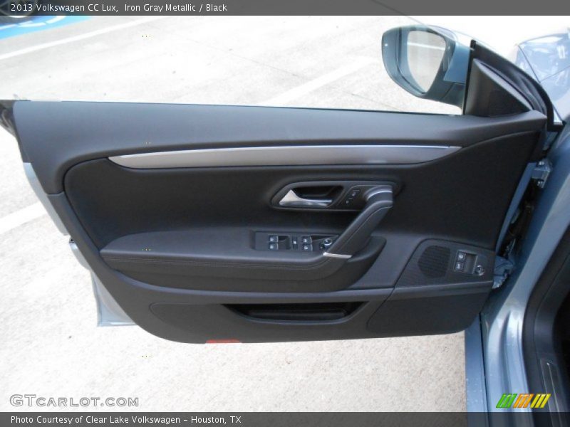 Iron Gray Metallic / Black 2013 Volkswagen CC Lux