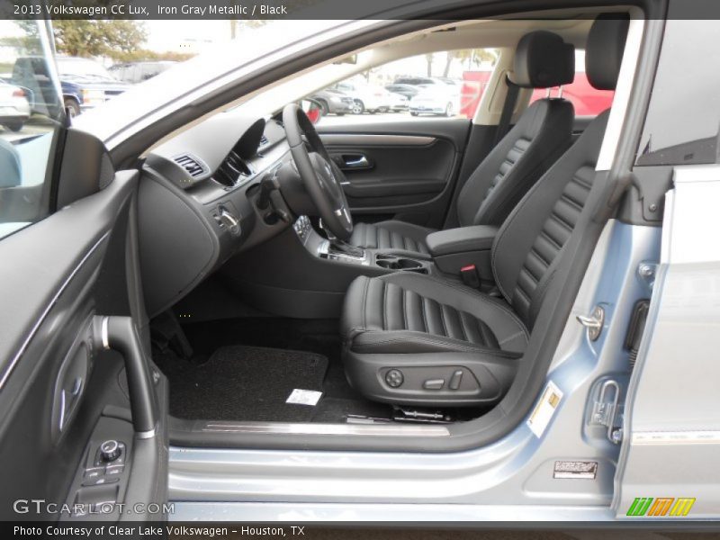 Iron Gray Metallic / Black 2013 Volkswagen CC Lux