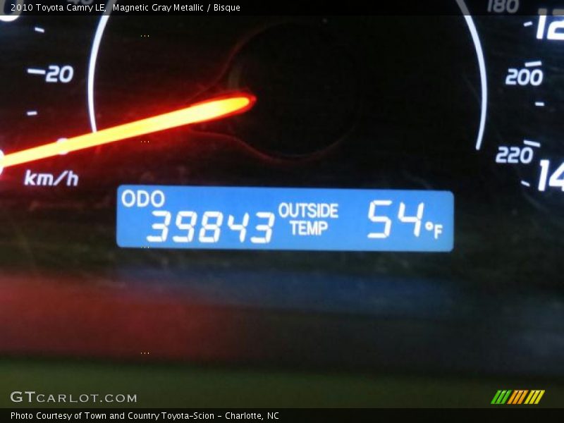 Magnetic Gray Metallic / Bisque 2010 Toyota Camry LE
