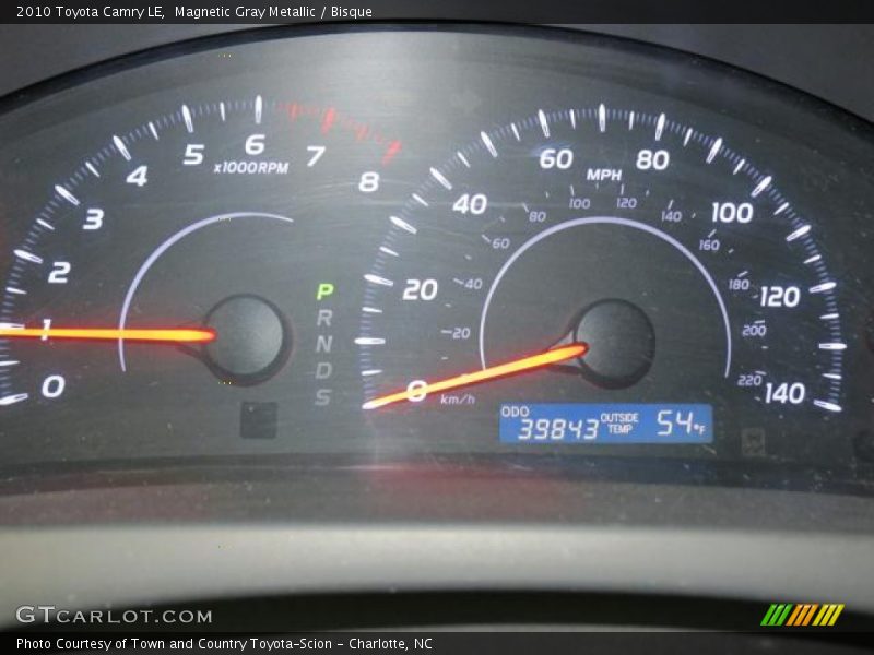 Magnetic Gray Metallic / Bisque 2010 Toyota Camry LE