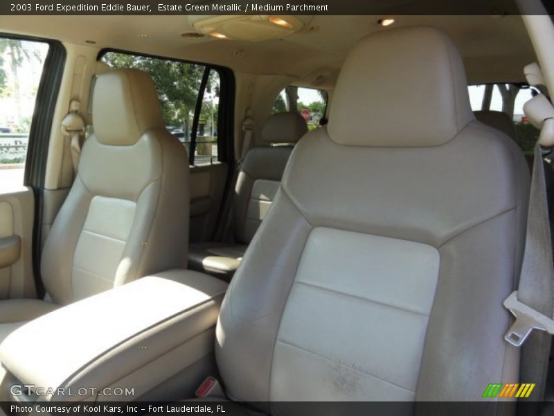 Estate Green Metallic / Medium Parchment 2003 Ford Expedition Eddie Bauer