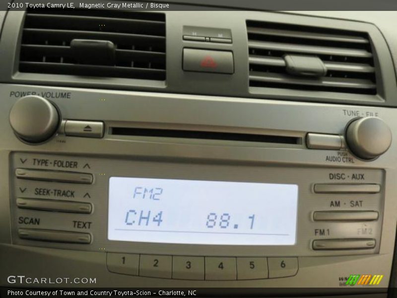 Magnetic Gray Metallic / Bisque 2010 Toyota Camry LE