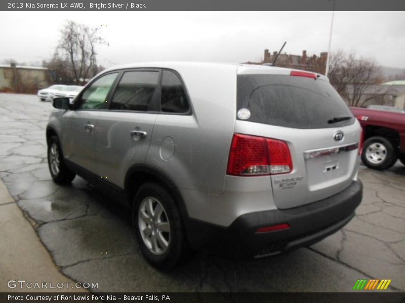 Bright Silver / Black 2013 Kia Sorento LX AWD