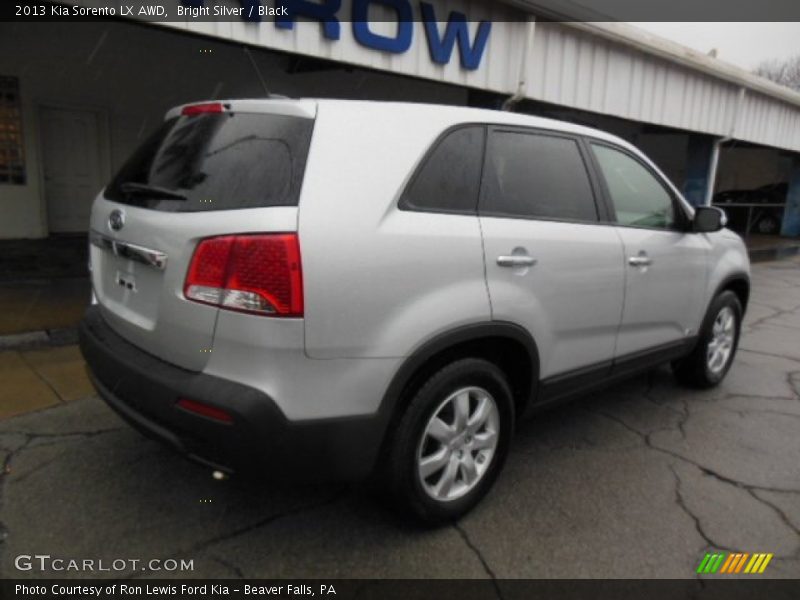 Bright Silver / Black 2013 Kia Sorento LX AWD