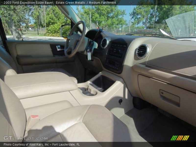 Estate Green Metallic / Medium Parchment 2003 Ford Expedition Eddie Bauer