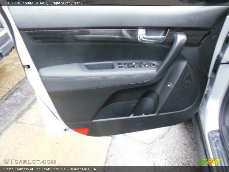 Bright Silver / Black 2013 Kia Sorento LX AWD