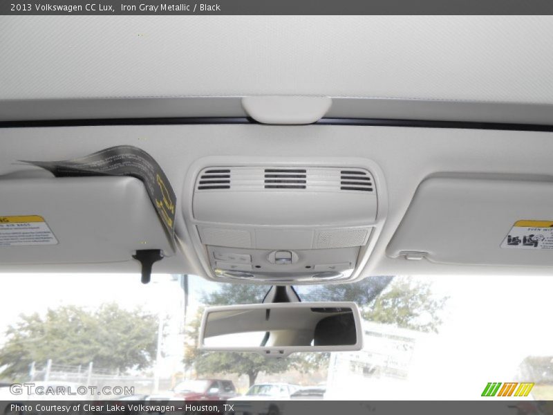 Iron Gray Metallic / Black 2013 Volkswagen CC Lux